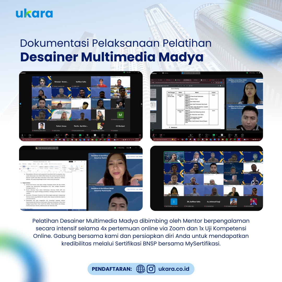 Dokumentasi - Desainer Multimedia Madya