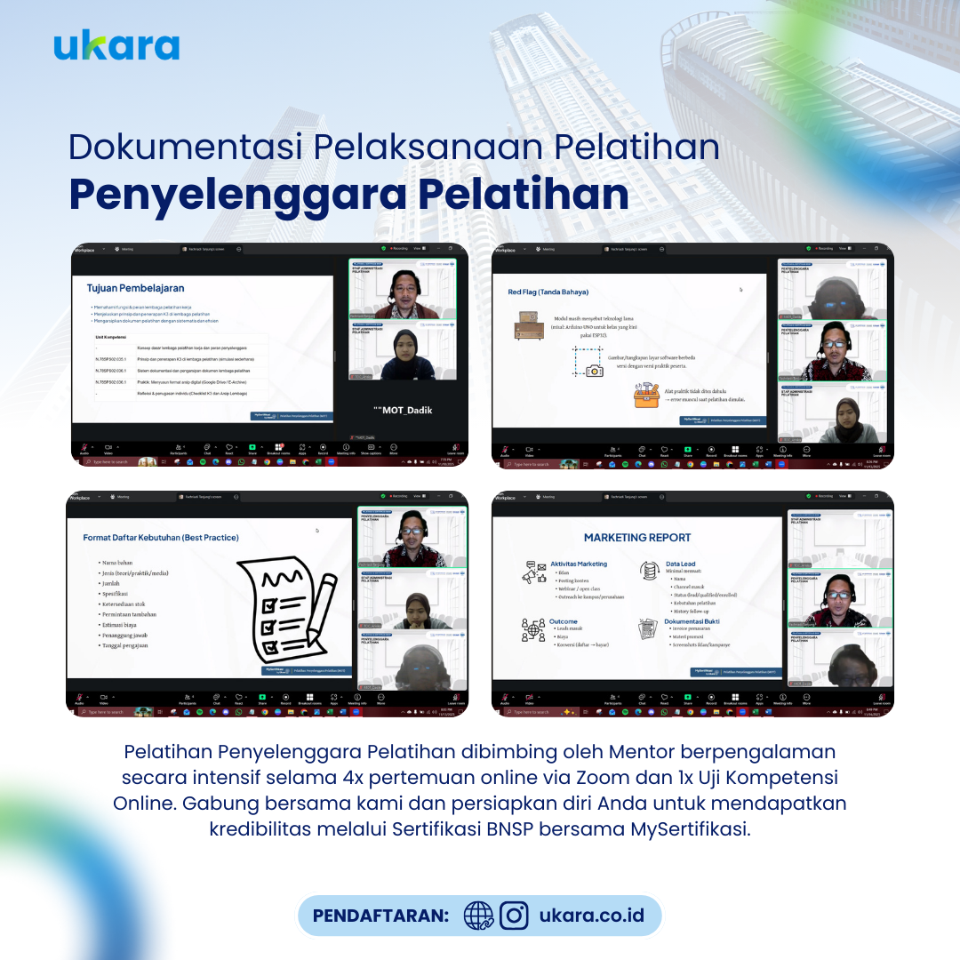 Dokumentasi - Penyelenggara Pelatihan