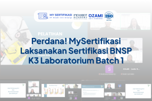 Perdana! MySertifikasi Laksanakan Sertifikasi BNSP K3 Laboratorium Batch 1