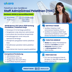 Staff Administrasi Pelatihan (TOC)