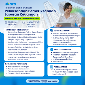 Pelatihan & Sertifikasi BNSP Pelaksanaan Pemeriksanaan Laporan Keuangan
